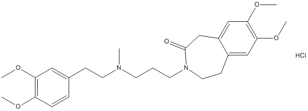 Zatebradine hydrochloride Structure